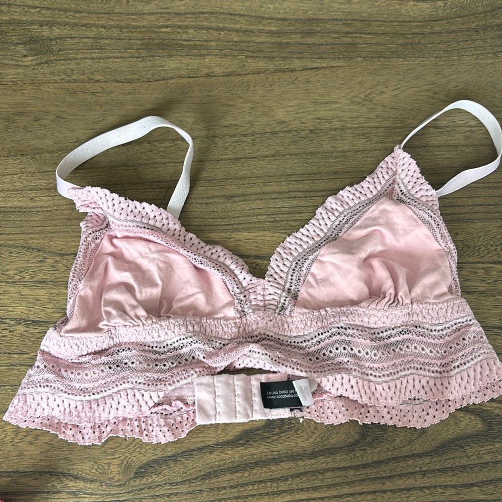 Cosabella lacy triangle bralette XS